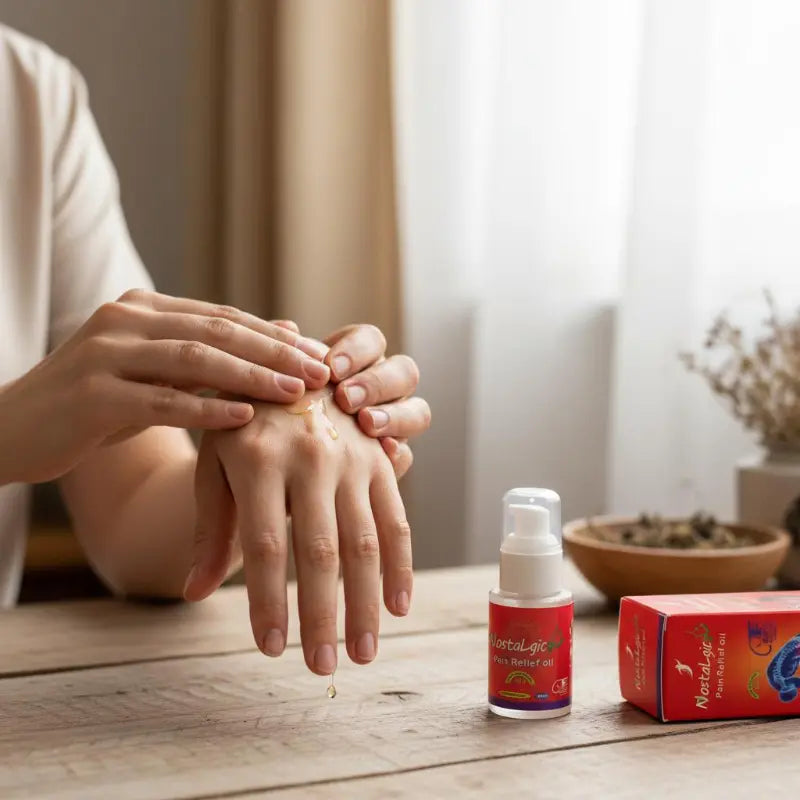 Natural Pain Relief Oil - Fast-Acting Joint & Muscle Therapy